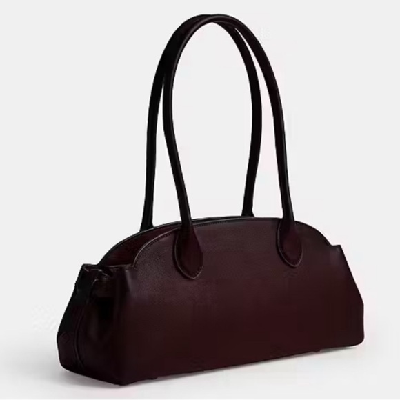 Coach Empire Careyall bag 34 Burgundy- Merlot- wine  Leather Shoulder Bag - Picture 4 of 5